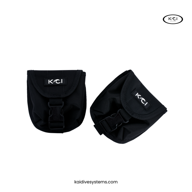 5lbs trim weight pocket attached to BCD strap